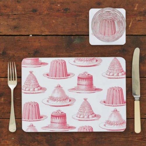 Jelly & Cake Placemats and Coasters